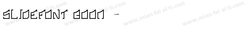 slidefont boom字体字体转换